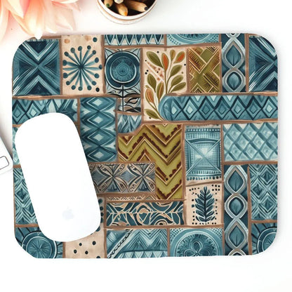 Pacific Islands Tapa Cloth Mouse Pad - The Global Wanderer