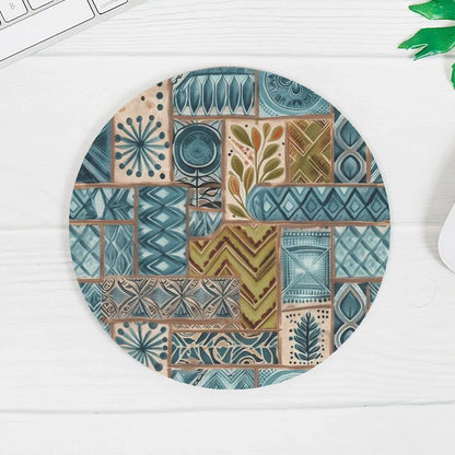 Pacific Islands Tapa Cloth Mouse Pad - The Global Wanderer