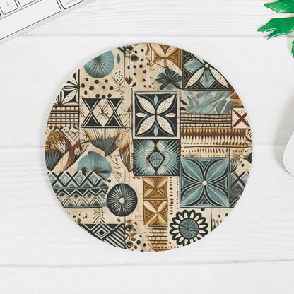 Pacific Islands Tapa Cloth Mouse Pad - The Global Wanderer