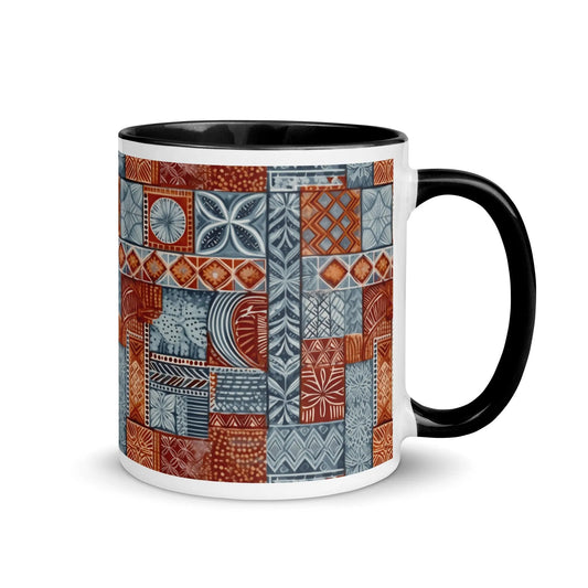 Pacific Islands Tapa Cloth Mug - The Global Wanderer