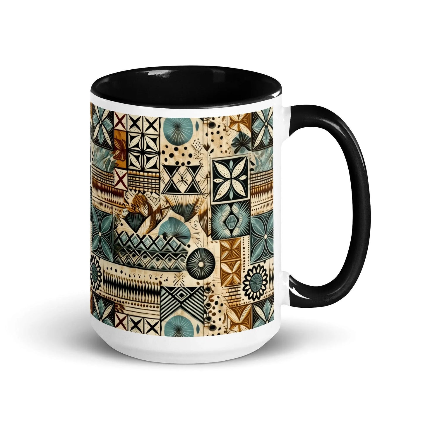 Pacific Islands Tapa Cloth Mug - The Global Wanderer