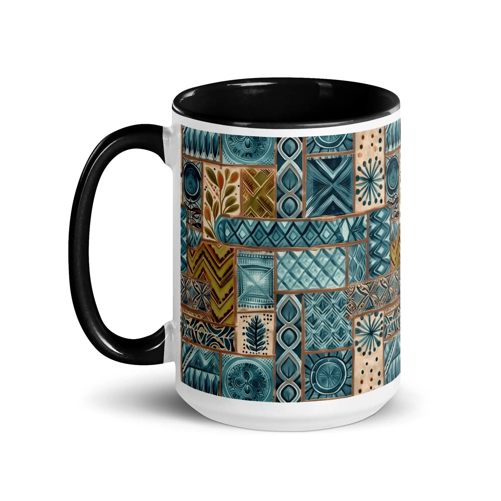 Pacific Islands Tapa Cloth Mug - The Global Wanderer