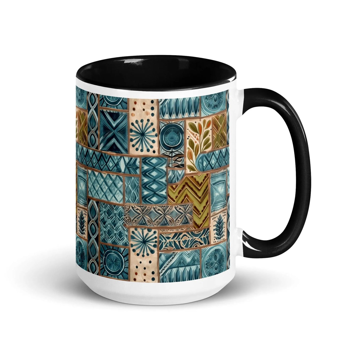 Pacific Islands Tapa Cloth Mug - The Global Wanderer