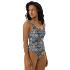 Pacific Islands Tapa Cloth One-Piece Swimsuit - The Global Wanderer