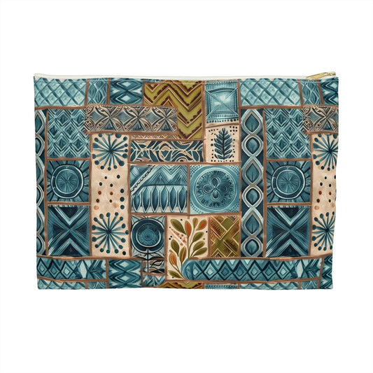 Pacific Islands Tapa Cloth Pouch - The Global Wanderer