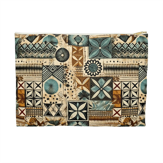 Pacific Islands Tapa Cloth Pouch - The Global Wanderer