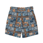 Pacific Islands Tapa Cloth Recycled Men's Swim Trunks - The Global Wanderer