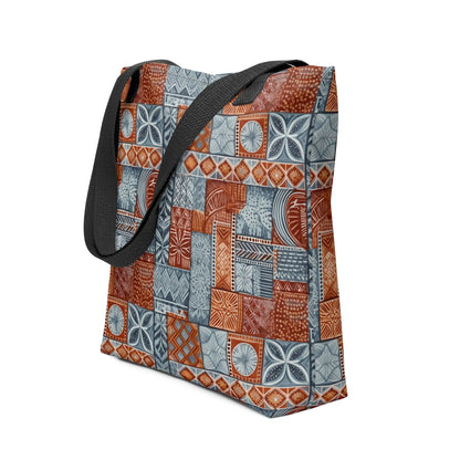 Pacific Islands Tapa Cloth Tote Bag - The Global Wanderer