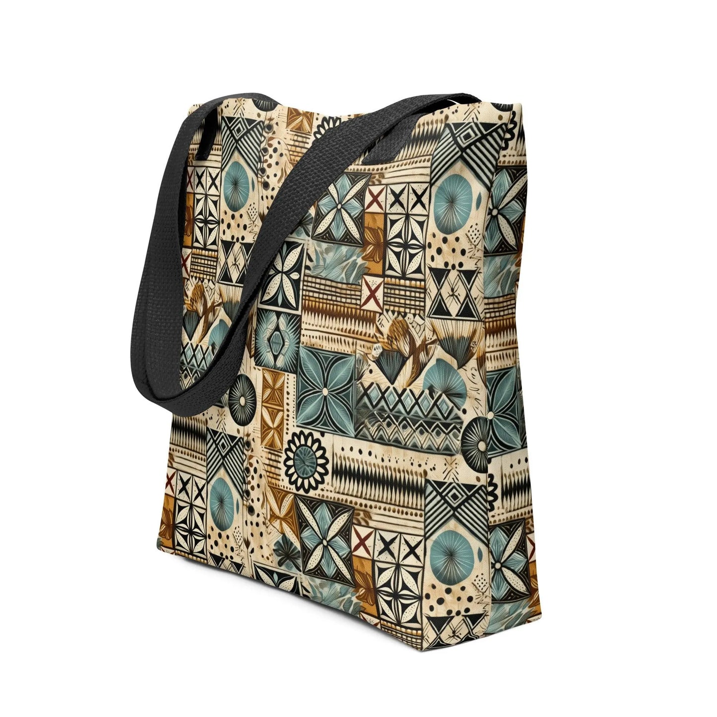 Pacific Islands Tapa Cloth Tote Bag - The Global Wanderer