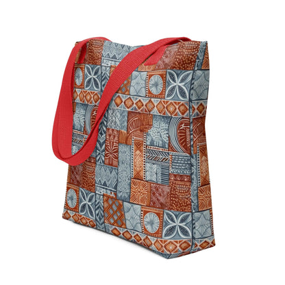 Pacific Islands Tapa Cloth Tote Bag - The Global Wanderer