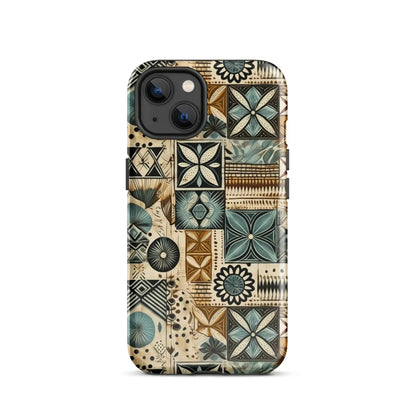 Pacific Islands Tapa Cloth Tough MagSafe iPhone® Case - The Global Wanderer