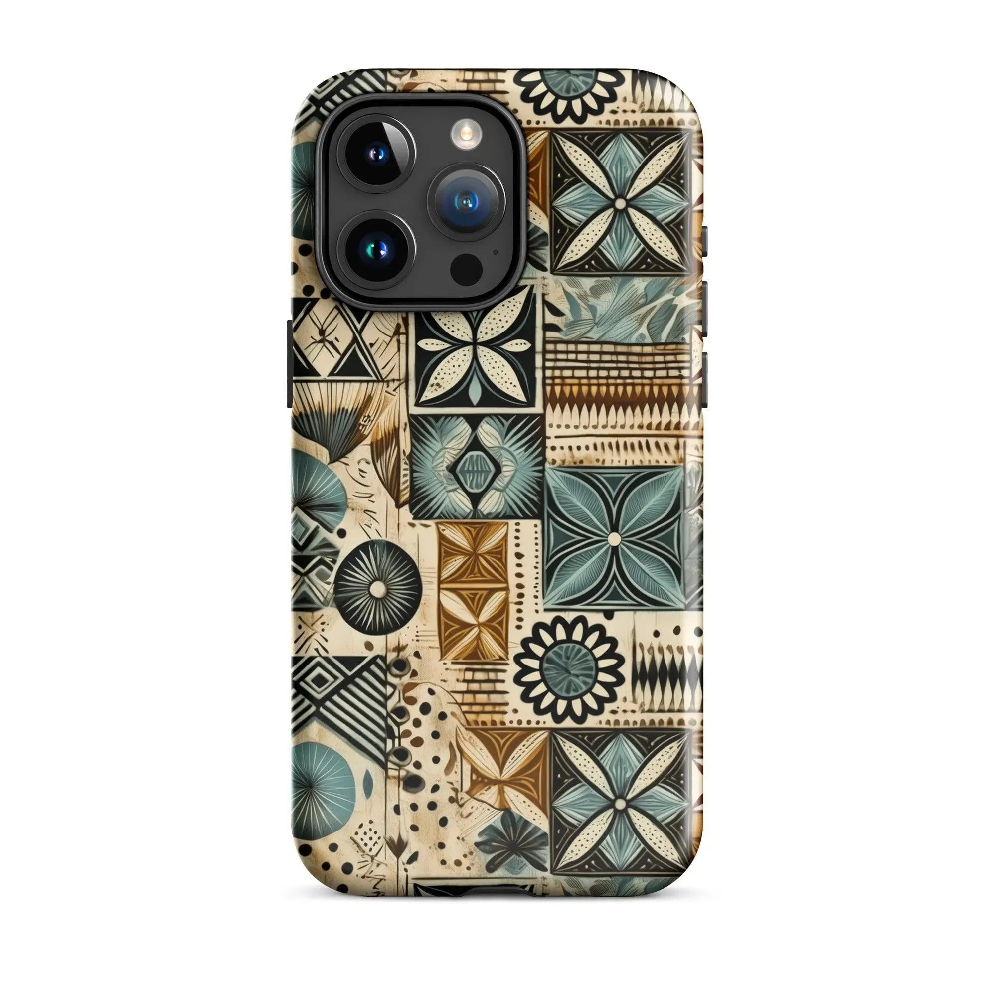 Pacific Islands Tapa Cloth Tough MagSafe iPhone® Case - The Global Wanderer