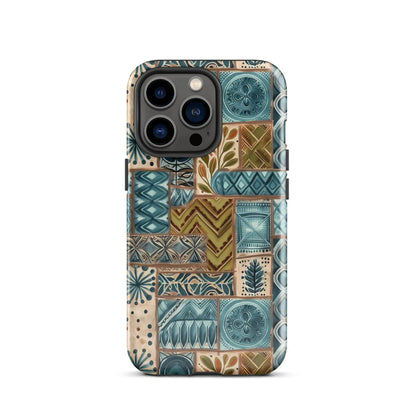 Pacific Islands Tapa Cloth Tough MagSafe iPhone® Case - The Global Wanderer