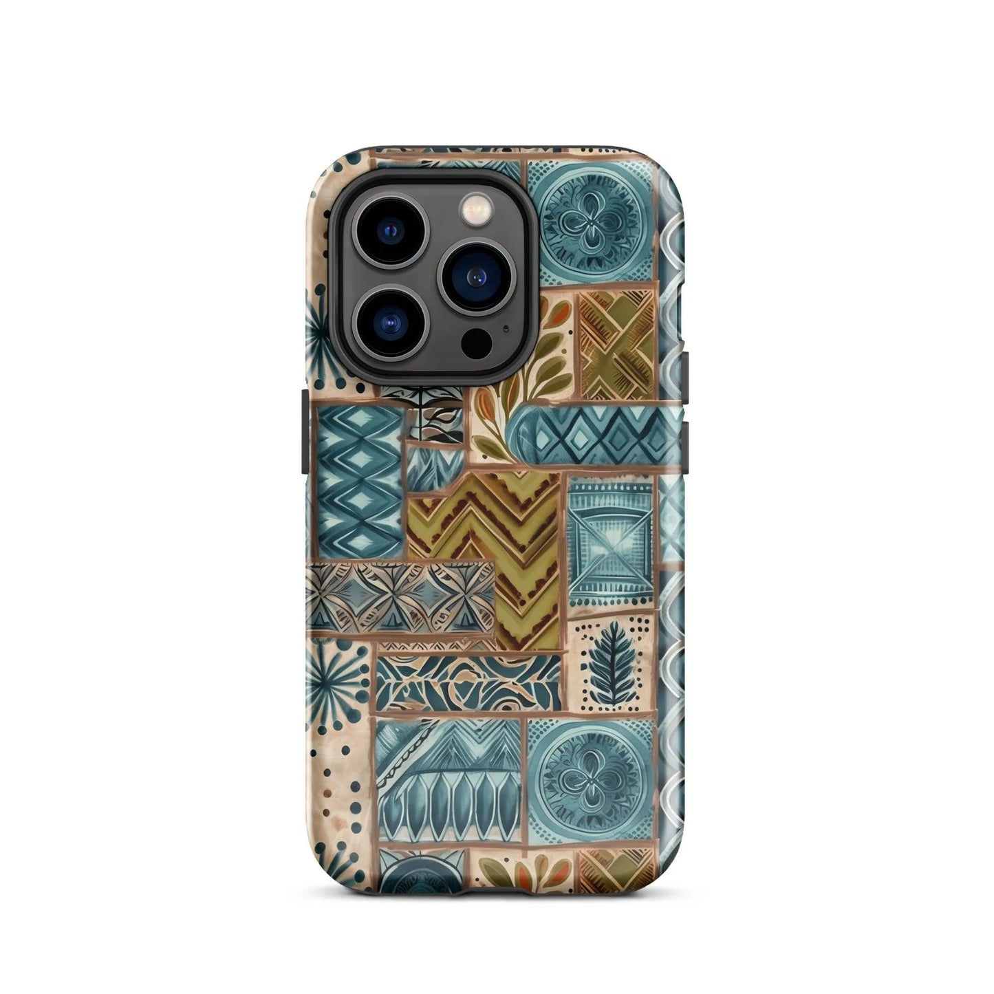 Pacific Islands Tapa Cloth Tough MagSafe iPhone® Case - The Global Wanderer