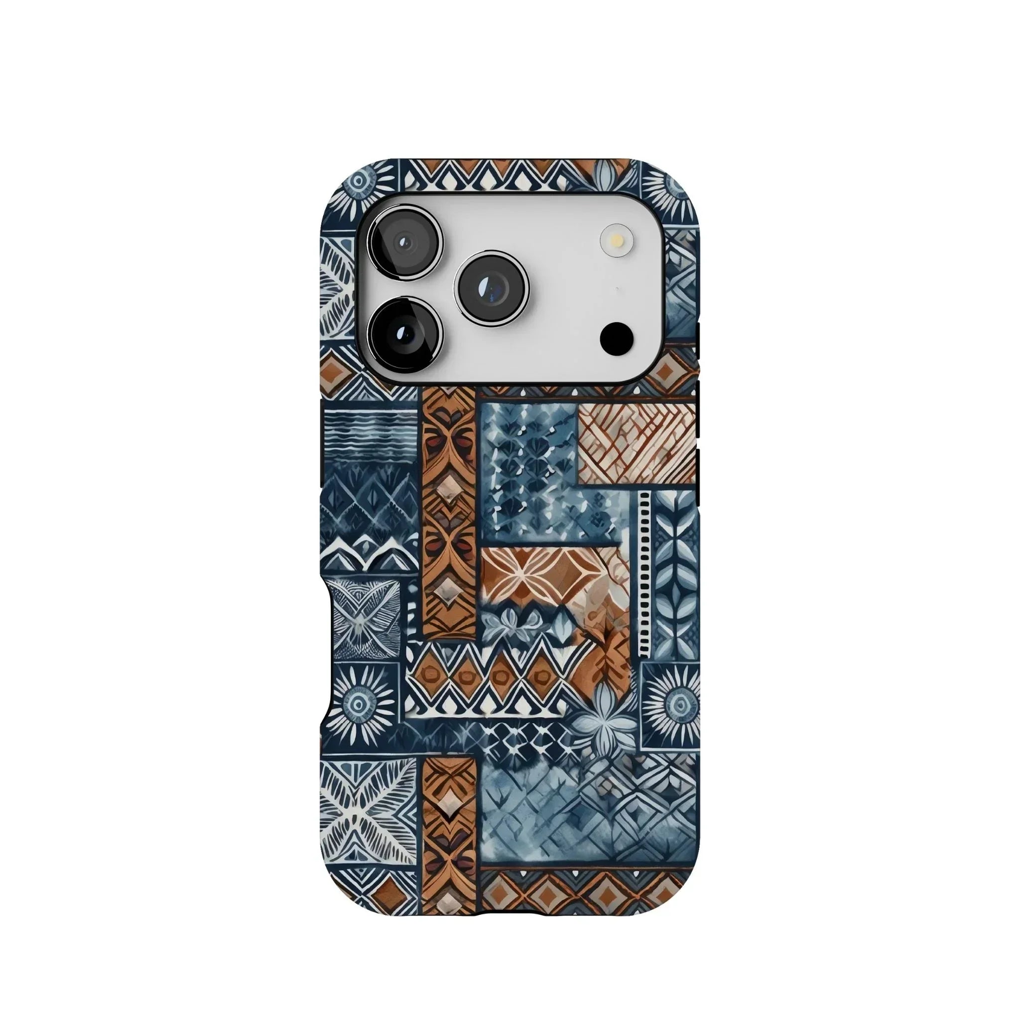 Pacific Islands Tapa Cloth Tough MagSafe iPhone Case - The Global Wanderer