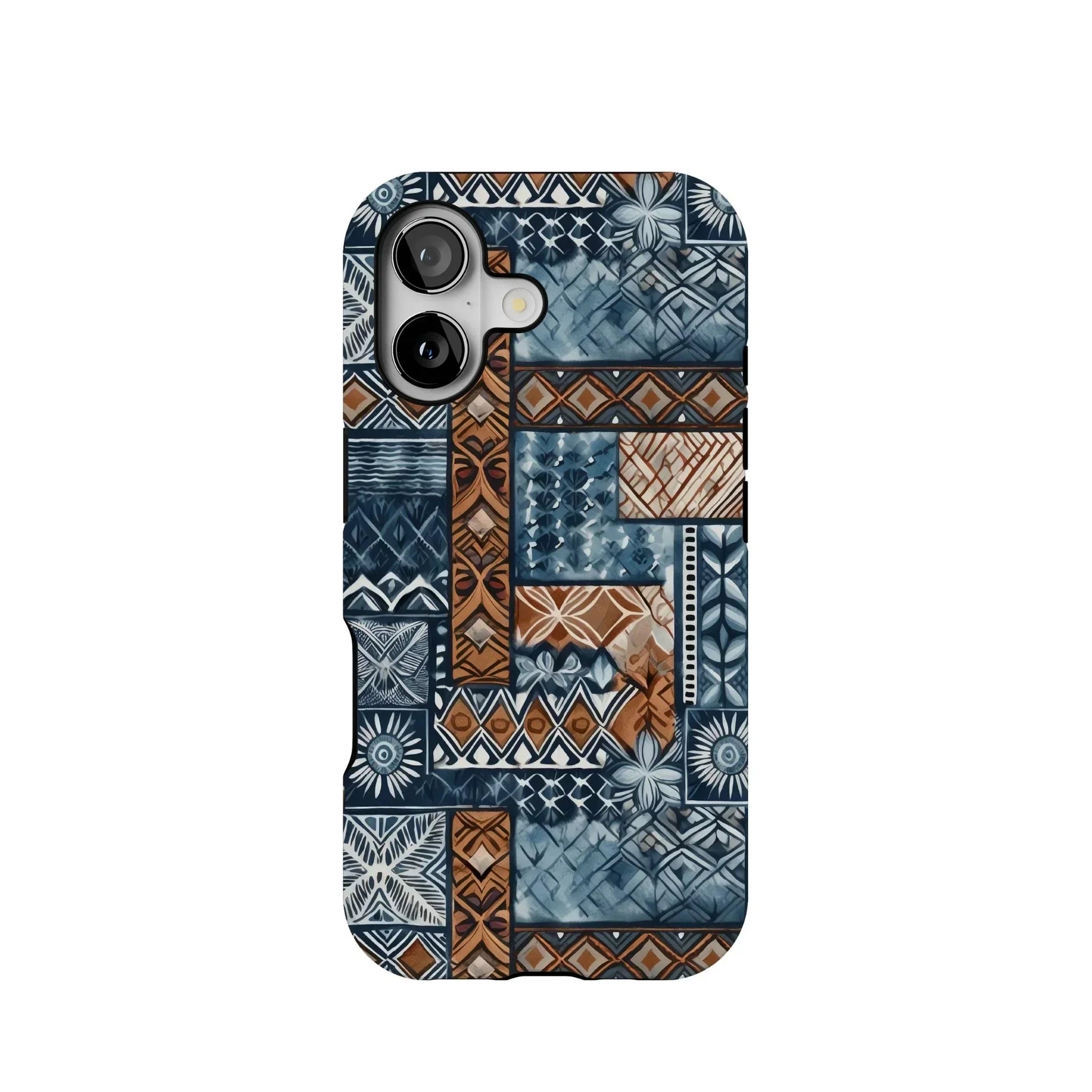 Pacific Islands Tapa Cloth Tough MagSafe iPhone Case - The Global Wanderer
