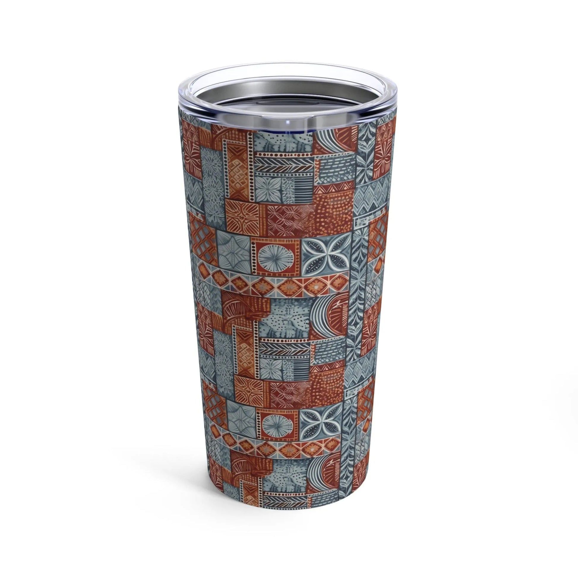 Pacific Islands Tapa Cloth Tumbler - The Global Wanderer