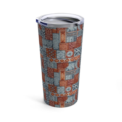 Pacific Islands Tapa Cloth Tumbler - The Global Wanderer