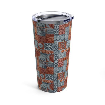 Pacific Islands Tapa Cloth Tumbler - The Global Wanderer