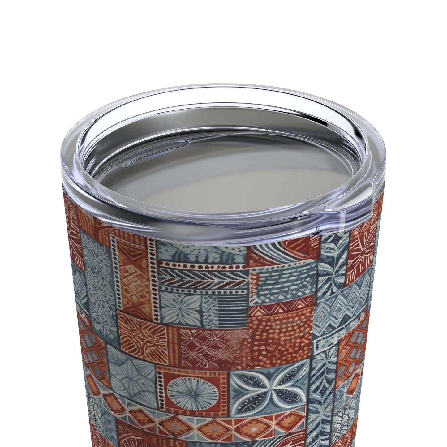 Pacific Islands Tapa Cloth Tumbler - The Global Wanderer