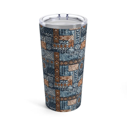 Pacific Islands Tapa Cloth Tumbler - The Global Wanderer