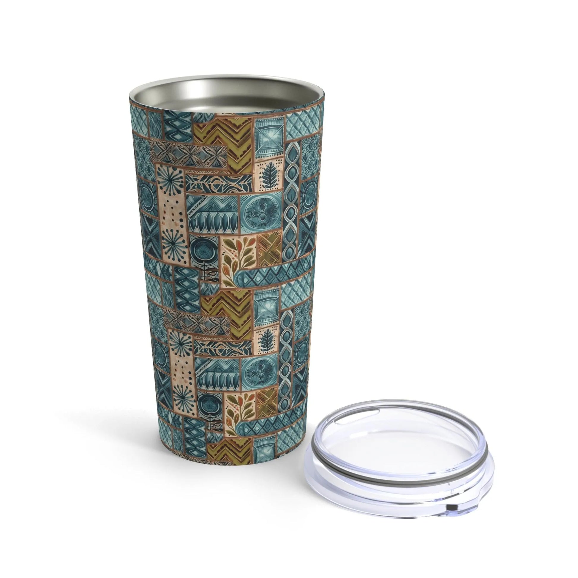 Pacific Islands Tapa Cloth Tumbler - The Global Wanderer