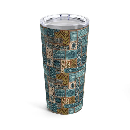 Pacific Islands Tapa Cloth Tumbler - The Global Wanderer