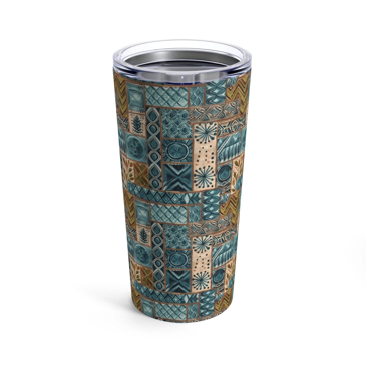 Pacific Islands Tapa Cloth Tumbler - The Global Wanderer