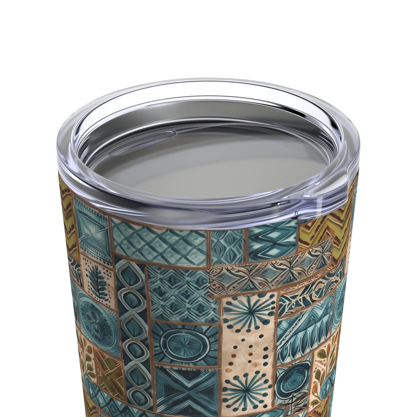 Pacific Islands Tapa Cloth Tumbler - The Global Wanderer