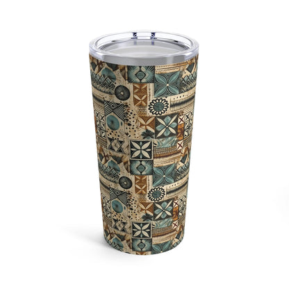 Pacific Islands Tapa Cloth Tumbler - The Global Wanderer