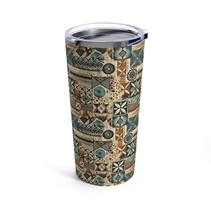 Pacific Islands Tapa Cloth Tumbler - The Global Wanderer