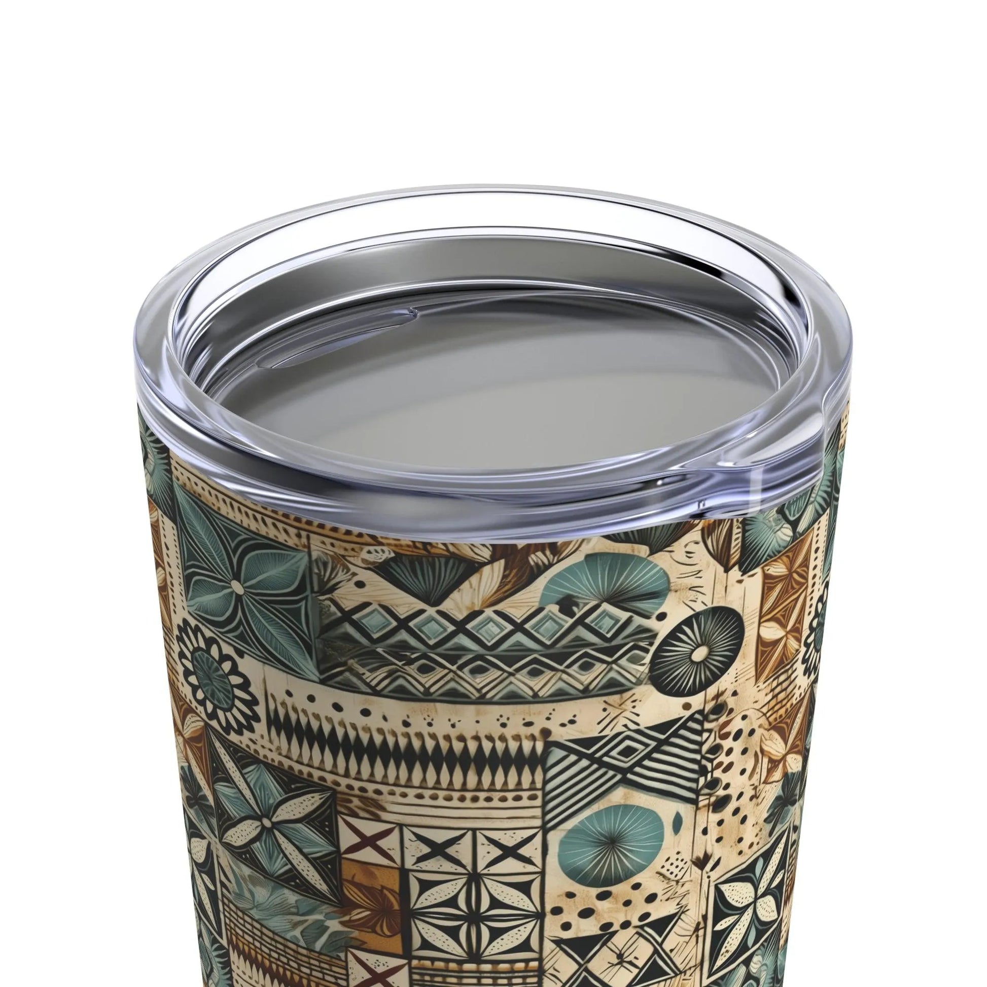 Pacific Islands Tapa Cloth Tumbler - The Global Wanderer