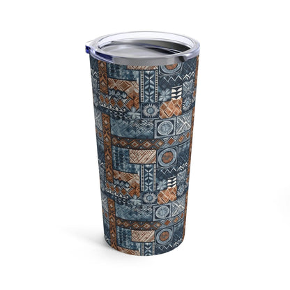 Pacific Islands Tapa Cloth Tumbler - The Global Wanderer