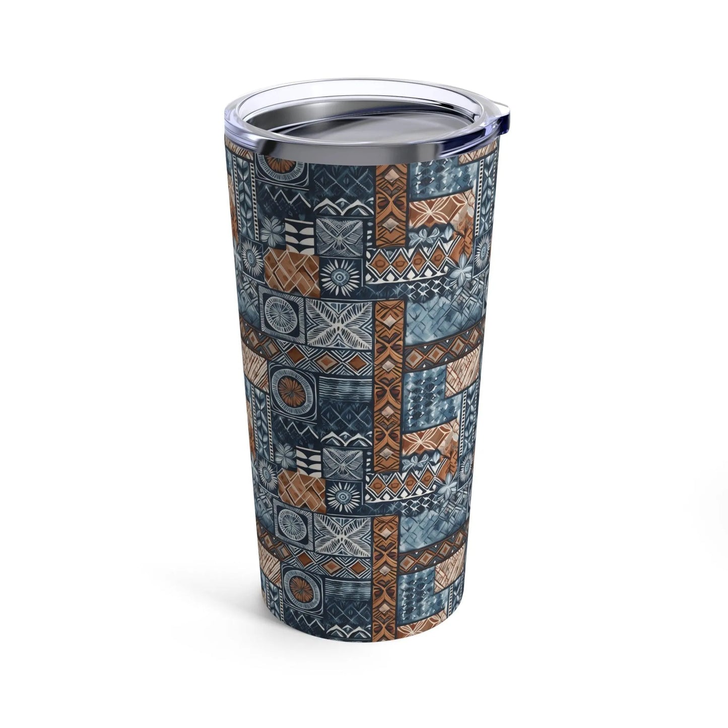 Pacific Islands Tapa Cloth Tumbler - The Global Wanderer