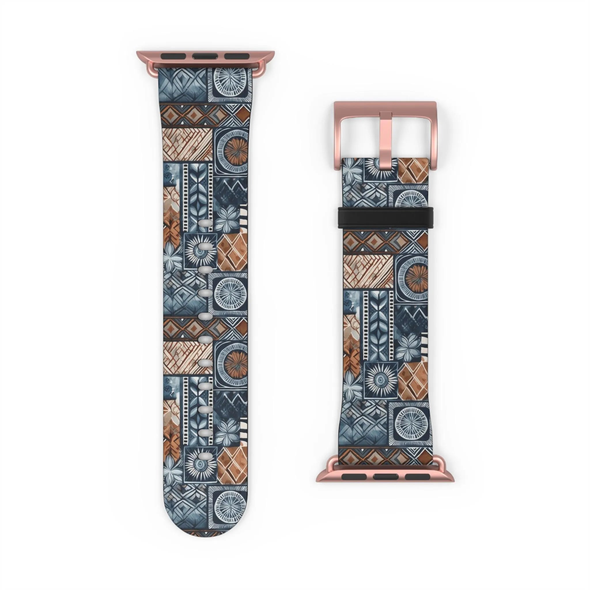 Pacific Islands Tapa Cloth Watch Band - The Global Wanderer