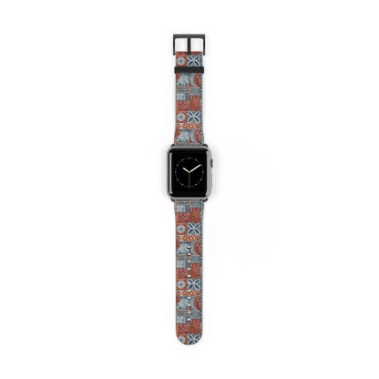 Pacific Islands Tapa Cloth Watch Band - The Global Wanderer