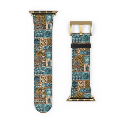 Pacific Islands Tapa Cloth Watch Band - The Global Wanderer