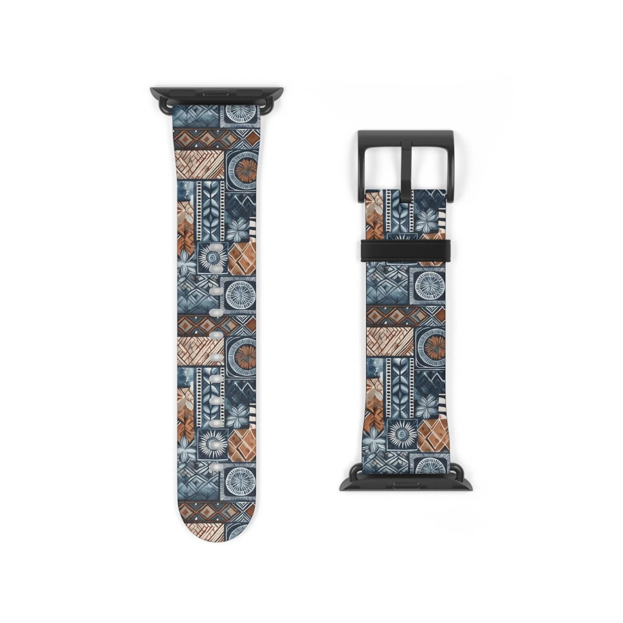 Pacific Islands Tapa Cloth Watch Band - The Global Wanderer