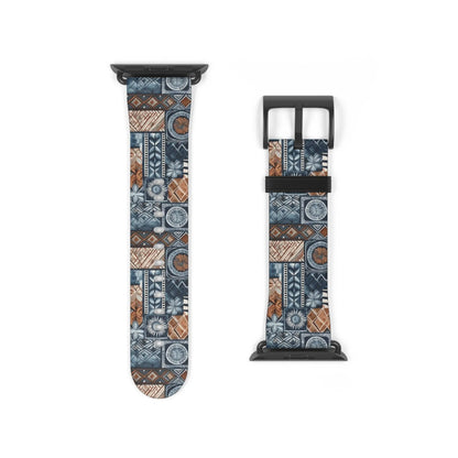 Pacific Islands Tapa Cloth Watch Band - The Global Wanderer