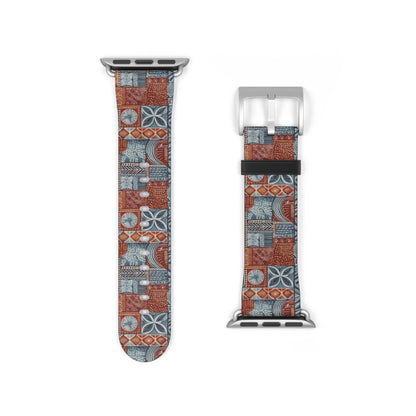 Pacific Islands Tapa Cloth Watch Band - The Global Wanderer