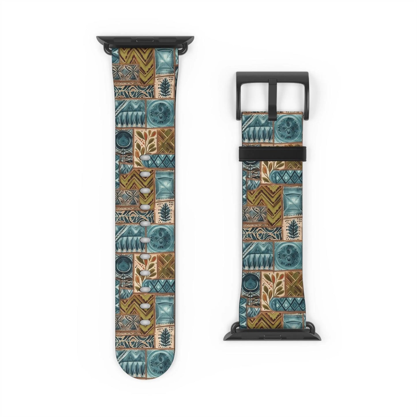 Pacific Islands Tapa Cloth Watch Band - The Global Wanderer