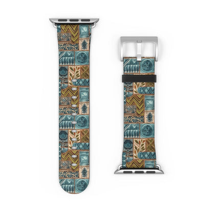 Pacific Islands Tapa Cloth Watch Band - The Global Wanderer