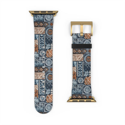 Pacific Islands Tapa Cloth Watch Band - The Global Wanderer