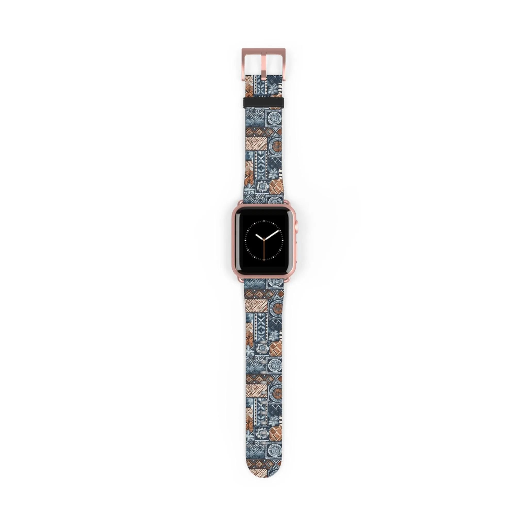 Pacific Islands Tapa Cloth Watch Band - The Global Wanderer