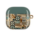 Palm Shadow Tapa Cloth AirPods 4 Case - The Global Wanderer