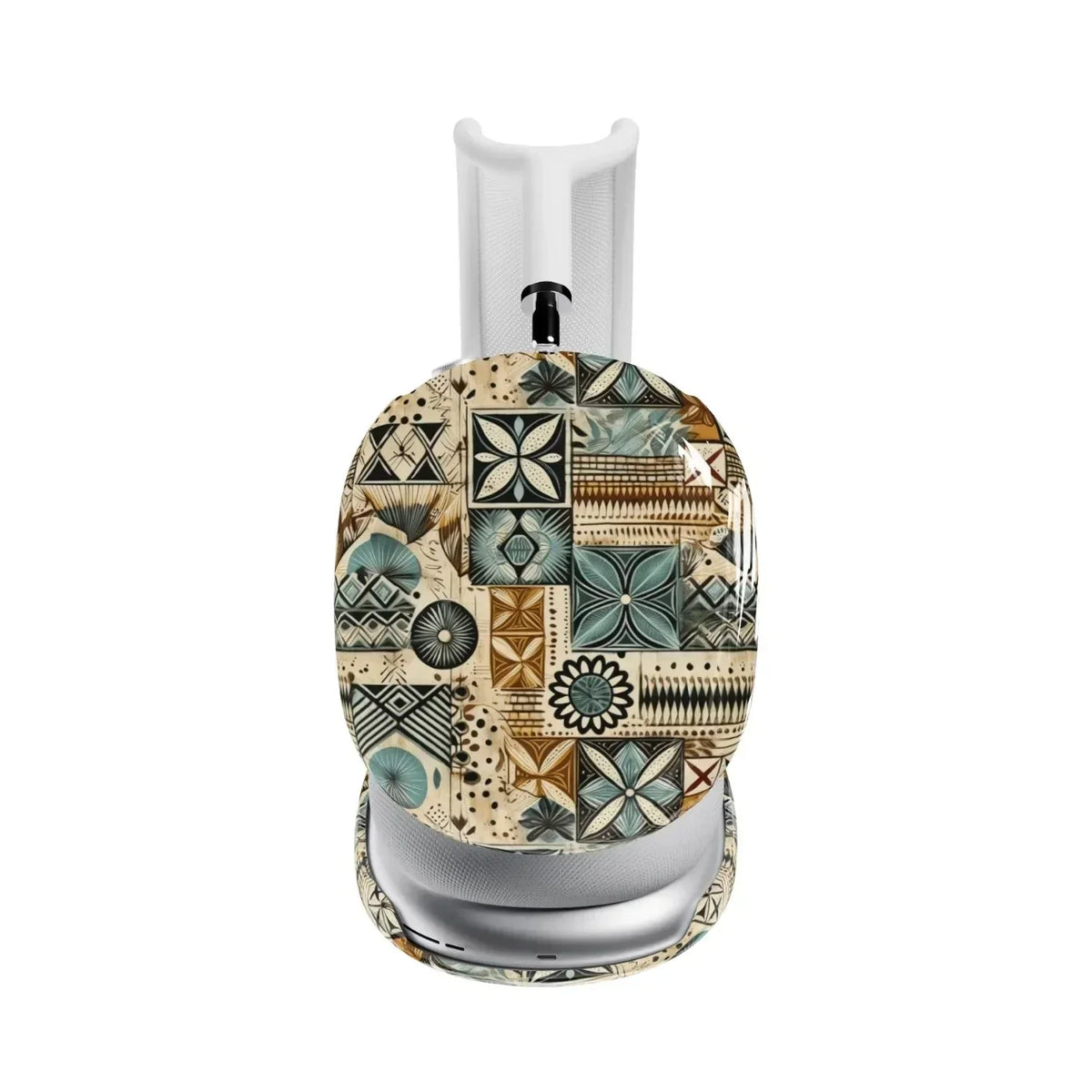 Palm Shadow Tapa Cloth AirPods Max Case - The Global Wanderer
