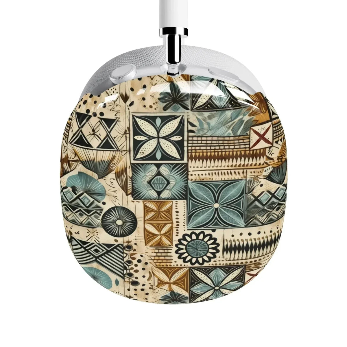 Palm Shadow Tapa Cloth AirPods Max Case - The Global Wanderer