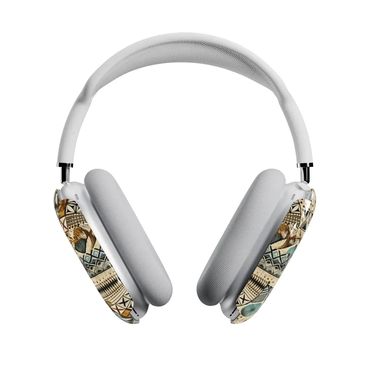 Palm Shadow Tapa Cloth AirPods Max Case - The Global Wanderer