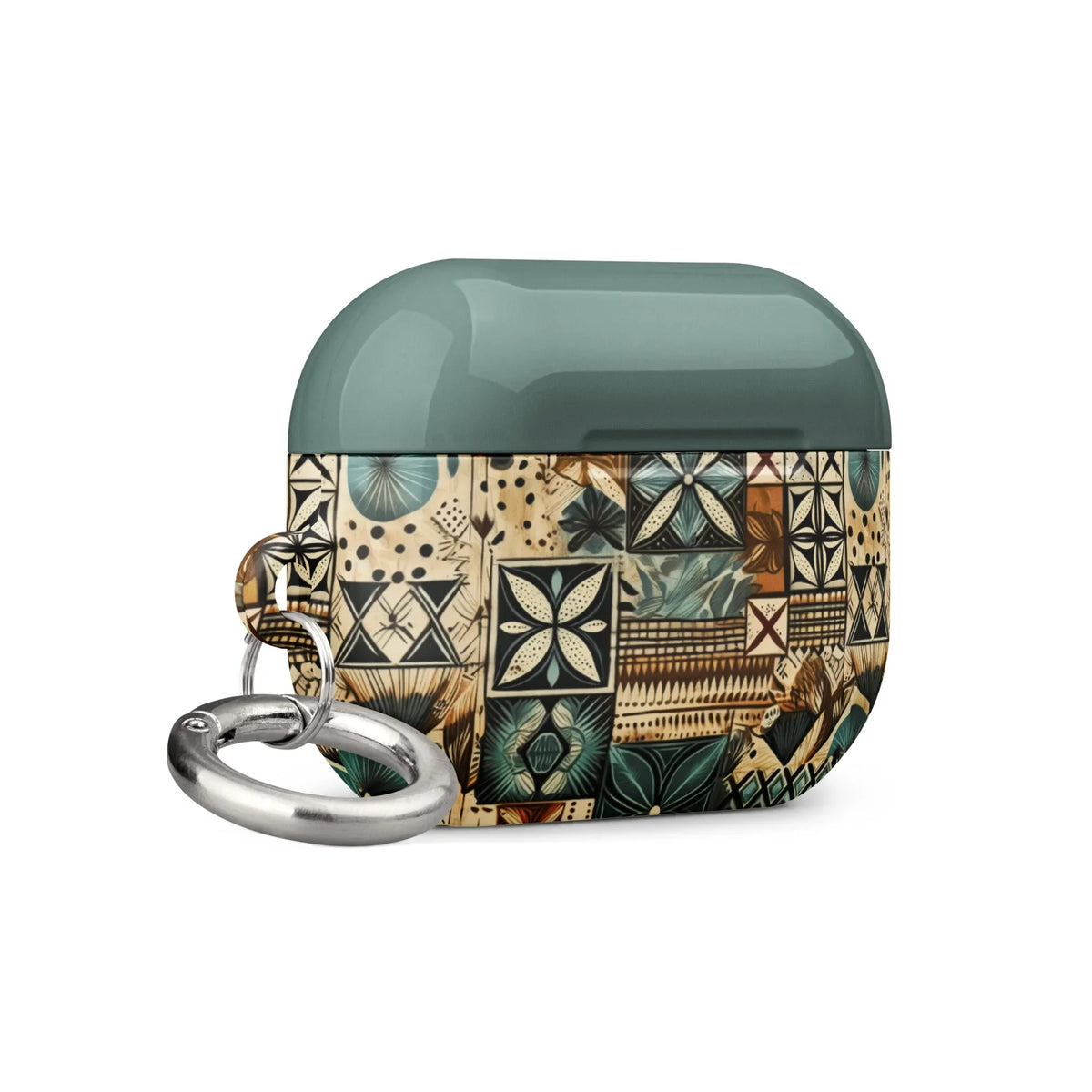 Palm Shadow Tapa Cloth AirPods Pro 2 Case - The Global Wanderer