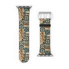 Palm Shadow Tapa Cloth Apple Watch Band - The Global Wanderer